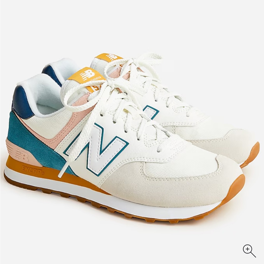 New Balance® X J.Crew 574 sneakers in colorblock